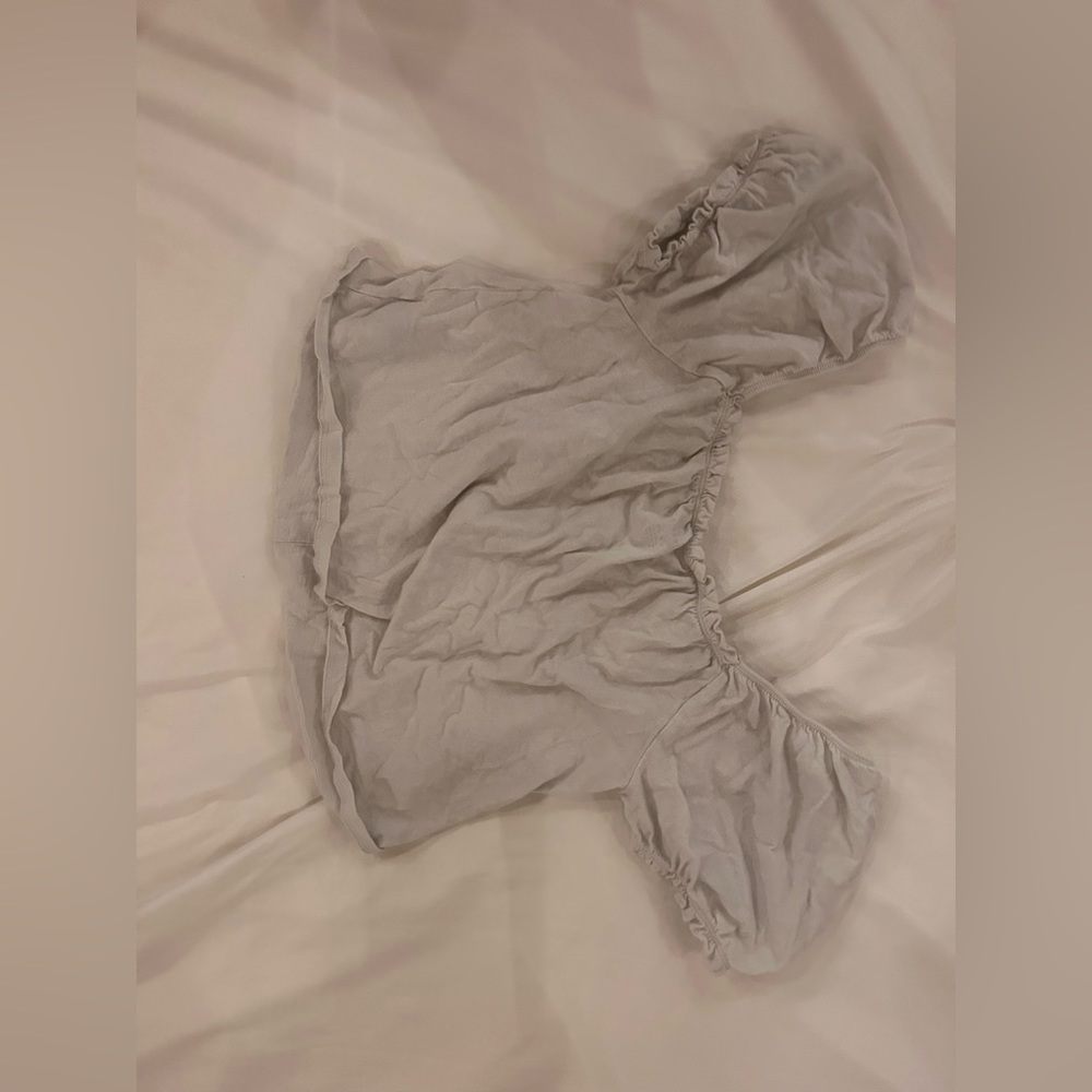 American eagle white cropped top, XS